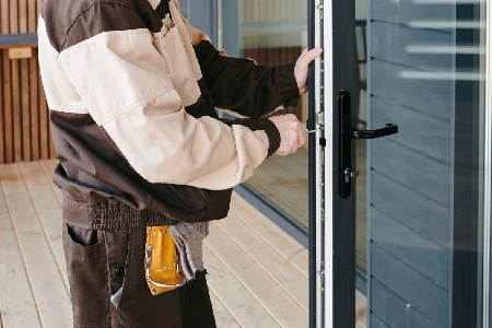 Cleaning And Polishing Glass Door Installation in Spring Hill, FL